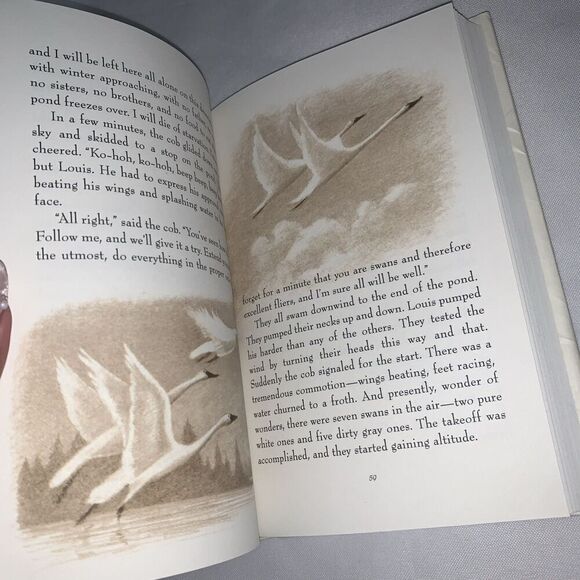 Vintage Book The Trumpet of the Swan by E. B. White (2000, Hardcover,Collector's - Picture 5 of 9